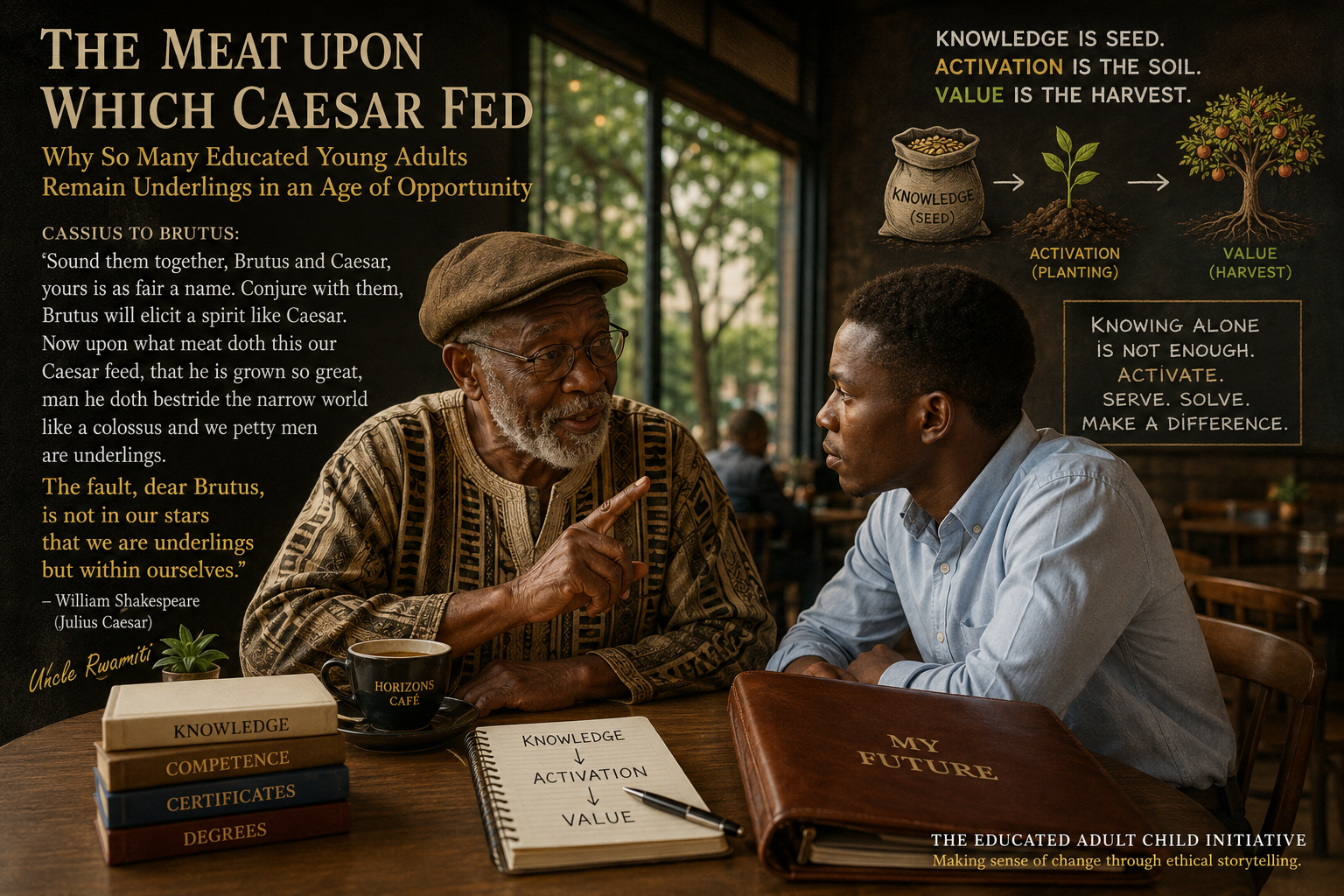 Uncle Rwamiti and the Meat Upon Which Caesar Fed